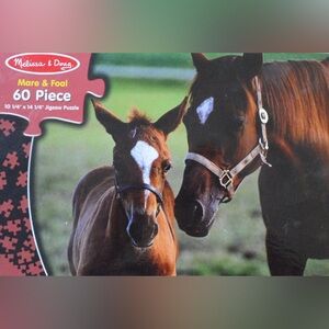 NEW Sealed Melissa & Doug Mare & Foal 60 Piece Jigsaw Puzzle